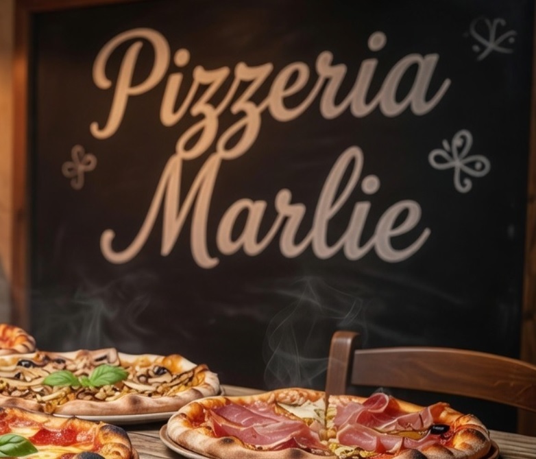 Logotipo Pizzería Marlie
